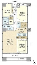 エアライズタワー 12階 間取り図