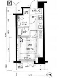 メインステージ白金 11階 間取り図