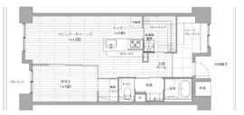 プライムアーバン目黒リバーフロント 702 間取り図