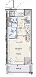 コンシェリア虎ノ門TOKYO PREMIUM 9階 間取り図