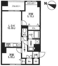 ラベール三越前 901 間取り図