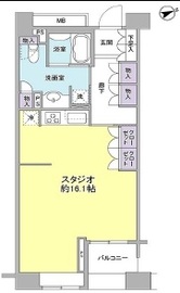 パークフラッツ銀座イースト 304 間取り図