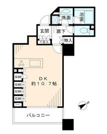 シティタワー大崎ステーションフロント 8階 間取り図