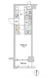 アスール菊川 203 間取り図