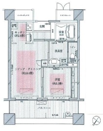 ザ・レジデンス白金スイート 6階 間取り図