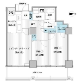 ベルタワー 2606 間取り図