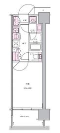 セントラルプレイス新宿御苑前 9階 間取り図