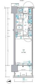 セントラルプレイス新宿御苑前 11階 間取り図