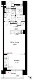 ブリリアイスト三軒茶屋アイビーテラス i802 間取り図