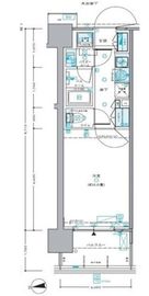 セントラルプレイス新宿御苑前 9階 間取り図