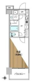 セントラルプレイス新宿御苑前 13階 間取り図