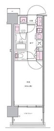 セントラルプレイス新宿御苑前 11階 間取り図