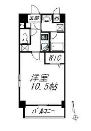 ブルーアース品川 401 間取り図