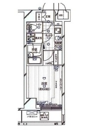 ガリシアヒルズ六本木 9階 間取り図