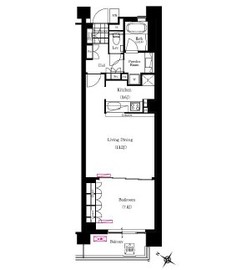 ブリリアイスト三軒茶屋アイビーテラス i506 間取り図