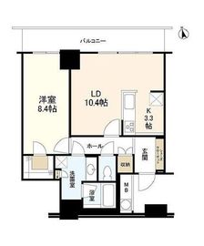 キャピタルマークタワー 27階 間取り図