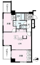 スカイグランデ汐留 11階 間取り図