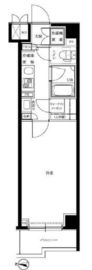 ルーブル中野本町 6階 間取り図