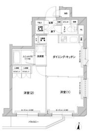 ルーブル中野本町 3階 間取り図
