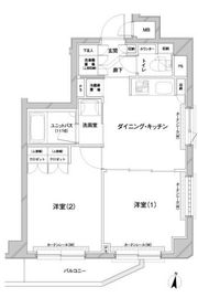 ルーブル中野本町 3階 間取り図