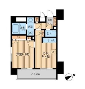 ラポール三田 901 間取り図