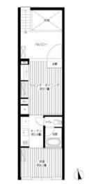 パークジオ学芸大学 202 間取り図