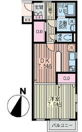 ヴェルデ柿の木坂 201 間取り図
