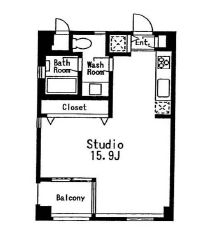 nel碑文谷 308 間取り図