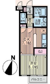 ヴェルデ柿の木坂 303 間取り図