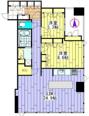 ザ・レジデンス三田 15階 間取り図
