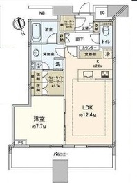 スカイズタワー＆ガーデン 40階 間取り図