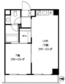 四谷デュープレックスD-R 3階 間取り図