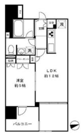 フォルム四谷外苑東 8階 間取り図