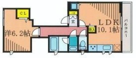 テラス有栖川 201 間取り図