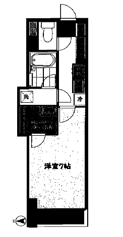 マルラニ南青山 2階 間取り図