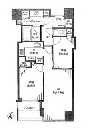 大崎ウエストシティタワーズ ウエスト 16階 間取り図