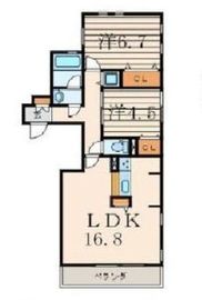 テラス有栖川 202 間取り図