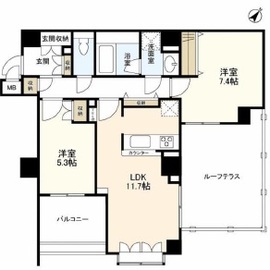 渋谷神山町レジデンス 404 間取り図