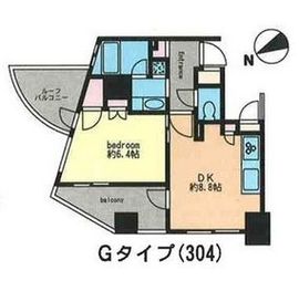 THEパームス代々木上原コスモテラス 3階 間取り図