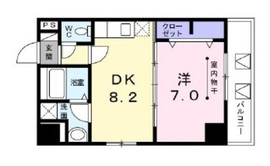 セ・マニフィーク月島 702 間取り図