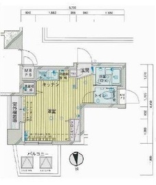 OLIO麻布十番 (オリオ麻布十番) 11階 間取り図