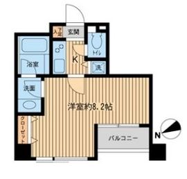 エンゼルピュア高輪 202 間取り図