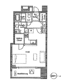 プライマル渋谷桜丘 803 間取り図