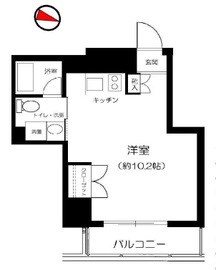 ミテッツァ千代田三崎町 3階 間取り図