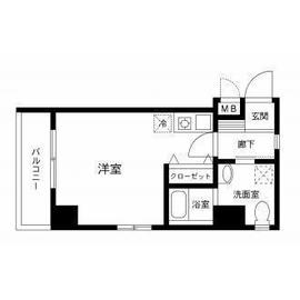 リバーシア佃 702 間取り図