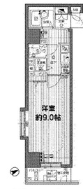 ガラ・ステージ麻布十番 8階 間取り図