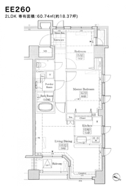 レジディアタワー上池袋 タワー棟 423 間取り図