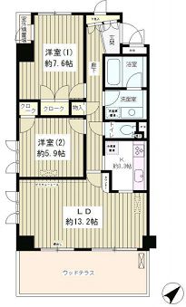 Lapyuta 708 間取り図