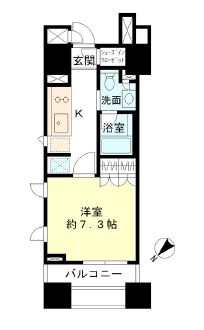 ブリリア銀座id 5階 間取り図