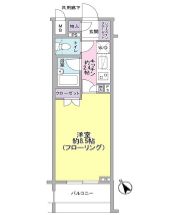 ファミール銀座イースト 4階 間取り図